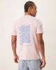 Farah Farah Dante short sleeve graphic T-shirt with back print in pink - 1
