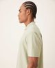 Farah Farah Dobson short sleeve quarter zip logo polo shirt in pale green - 4