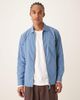 Farah Farah Fintoni double zip pocket logo jacket in blue - 1