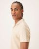 Farah Farah Forster short sleeve logo polo shirt in beige-Neutral - 4