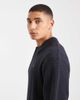 Farah Farah gateacre knit long sleeve polo shirt in navy - 4