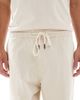 Farah Farah greenport wide leg drawstring waist pants in beige-Neutral - 4