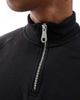 Farah Farah jim 1/4 zip sweatshirt in black - 3