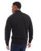 Farah Farah jim 1/4 zip sweatshirt in black - 4