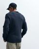 Farah Farah Littrow long sleeve pocket logo t-shirt in navy - 3