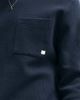 Farah Farah Littrow long sleeve pocket logo t-shirt in navy - 4