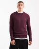 Farah Farah Maidstone lambswool sweater in burgundy-Red - 1