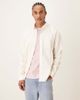 Farah Farah Netherton long sleeve cord logo shirt in ecru-White - 1