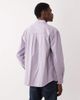 Farah Farah Netherton long sleeve logo corduroy shirt in lilac-Purple - 3