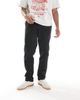 Farah Farah Norwood hopsack chino pants in black - 1