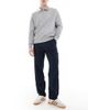 Farah Farah norwood straight fit chino pants in navy - 1