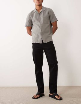 Farah Farah Norwood straight leg denim jeans in black