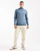 Farah Farah redchurch half zip merino wool sweater in blue - 2