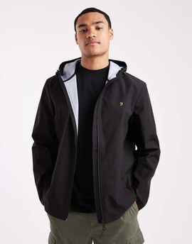 Farah Farah Rhodes hooded jacket in black