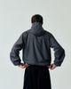 Farah Farah Shenley grid print hooded bomber jacket in navy - 3
