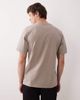 Farah Farah Stacy short sleeve garment dyed pocket logo t-shirt in brown - 3