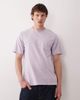 Farah Farah Stacy short sleeve garment dyed pocket logo t-shirt in lilac-Purple - 1