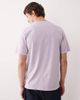 Farah Farah Stacy short sleeve garment dyed pocket logo t-shirt in lilac-Purple - 3