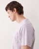 Farah Farah Stacy short sleeve garment dyed pocket logo t-shirt in lilac-Purple - 4