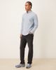 Farah Farah Steen long sleeve casual logo shirt in blue - 2