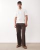 Farah Farah Thornley short sleeve knit logo polo shirt in white - 2