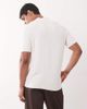Farah Farah Thornley short sleeve knit logo polo shirt in white - 3