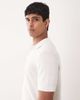 Farah Farah Thornley short sleeve knit logo polo shirt in white - 4