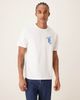 Farah Farah Tristan short sleeve graphic T-shirt with back print in white-Black - 3