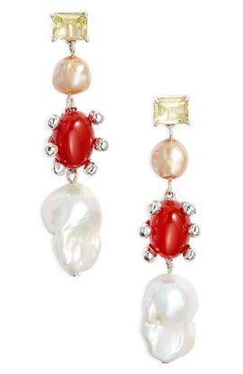 FARIS FARIS Dotto Potion Linear Drop Earrings