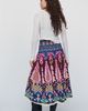 Farm Rio 100% Cotton Smocked Midi Skirt - 4