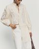 Farm Rio 100% Linen Richelieu Buttondown Shirt - 3