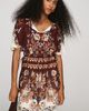 Farm Rio Anthropologie x Farm Rio Printed Flutter Sleeve Dress - 1