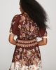 Farm Rio Anthropologie x Farm Rio Printed Flutter Sleeve Dress - 4