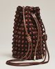 Farm Rio Beaded Macramé Bucket Bag - 1