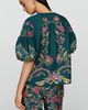 Farm Rio Cotton Blend Printed Puff Sleeve Blouse - 2