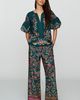 Farm Rio Cotton Blend Printed Puff Sleeve Blouse - 4