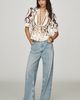 Farm Rio Cotton Equestrian Scarf Blouse - 3
