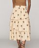 Farm Rio Embroidered Sand Midi Skirt - 2