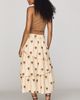 Farm Rio Embroidered Sand Midi Skirt - 4