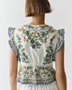 Farm Rio Emily 100% Cotton Tie-Front Blouse - 3