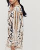 Farm Rio Equestrian 100% Cotton Scarf Cape Mini Dress - 6