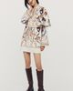 Farm Rio Equestrian Cotton Scarf Cape Mini Dress - 3