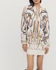 Farm Rio Equestrian Cotton Scarf Cape Mini Dress - 5