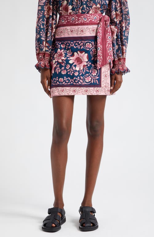 FARM Rio FARM Rio Ainika Charm Overlapped Denim Miniskirt