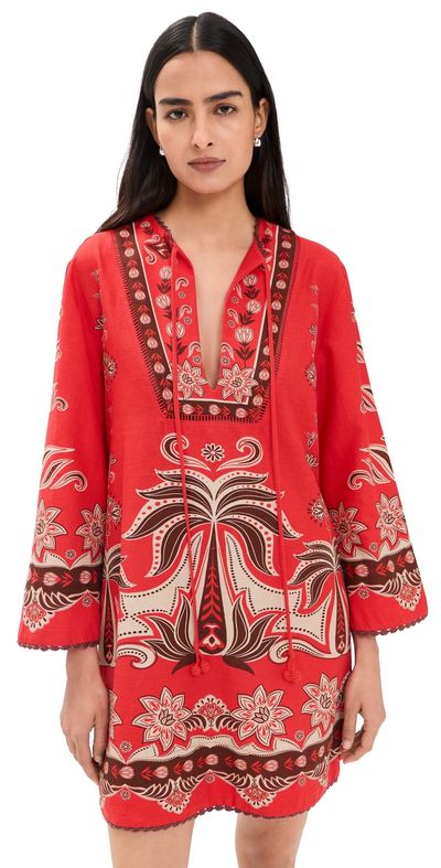 FARM Rio FARM Rio Ainika Mini Dress Ainika Garden Red