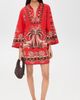FARM Rio FARM Rio Ainika Mini Dress Ainika Garden Red - 5