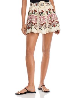 Farm Rio Farm Rio Ainika Rustic Flowers Skirt