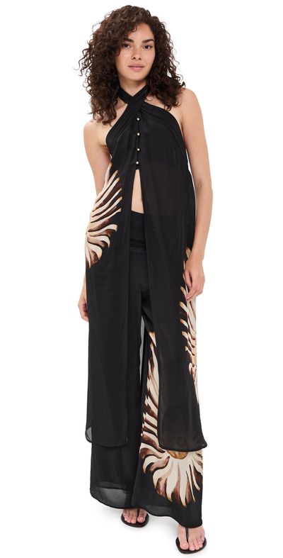 FARM Rio FARM Rio Ammonite Tunic Ammonite Placed Black