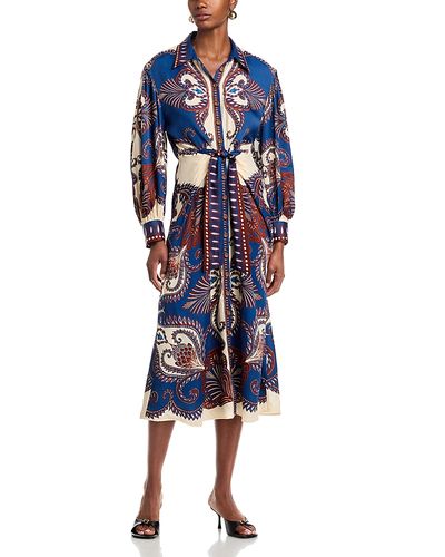 Farm Rio Farm Rio Arabesque Scarf Midi dress