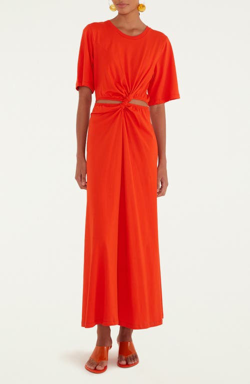 FARM Rio FARM Rio Artsy Cutout Detail Cotton Maxi Dress